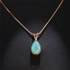 Vintage Water Drop Pendant Necklace