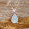 Vintage Water Drop Pendant Necklace