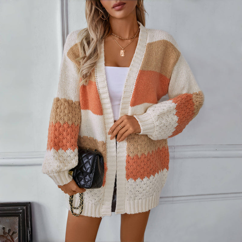 Casual Strikket Cardigan