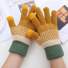 Ciepłe rękawiczki kolorowe