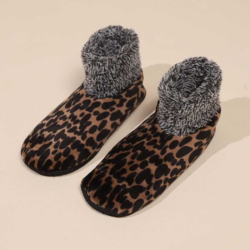 Varme Sokker Med Leopardprint