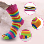 Colourful Five-Toe Socks