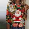 Jule T-Shirt Med Blomsterprint