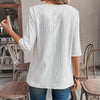 Casual Ensfarget Bluse