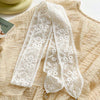 Elegant Flower Embroidered Scarf
