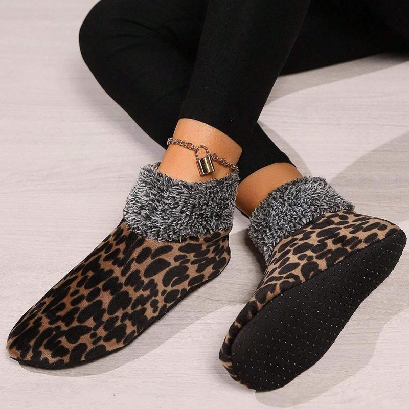 Varme Sokker Med Leopardprint