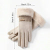 Ciepłe pluszowe rękawiczki
