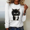 Creative Cat Print T-Shirt