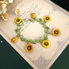 Vintage Sunflower Bracelet