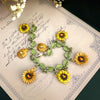 Vintage Sunflower Bracelet