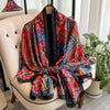Vintage Geometric Print Scarf