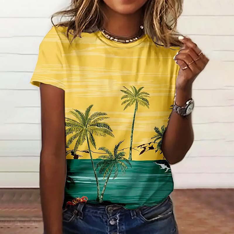 Casual Beach Style T-Shirt