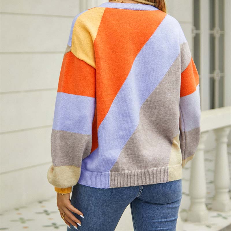 Sweter blokowy zwyczajny