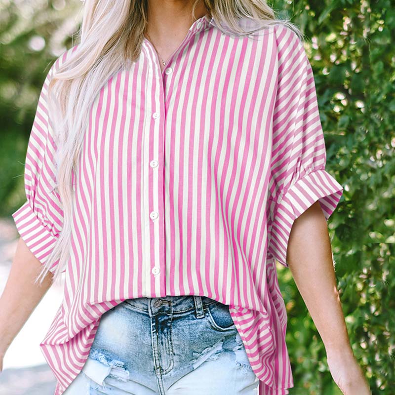 Casual Striped Blouse