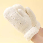 Ciepłe pluszowe rękawiczki
