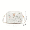 Floral Embroidery Casual Bag