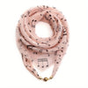Vintage Musical Note Scarf