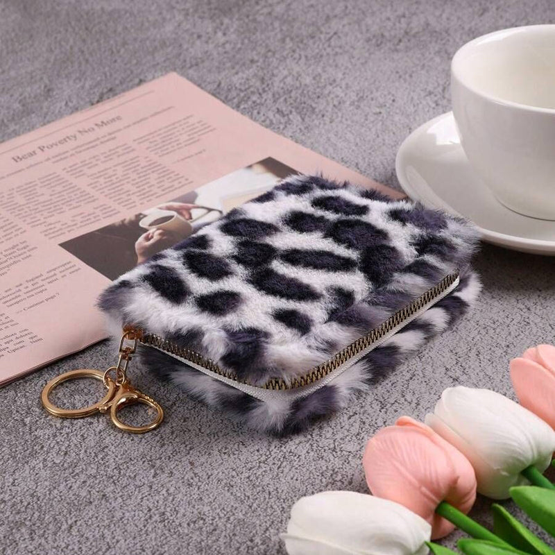 Vintage Leopard Print Coin Purse