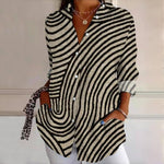 Vintage Striped Blouse