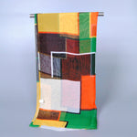 Farverigt Tørklæde Med Geometrisk Print
