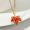 Maple Leaf Pendant Necklace