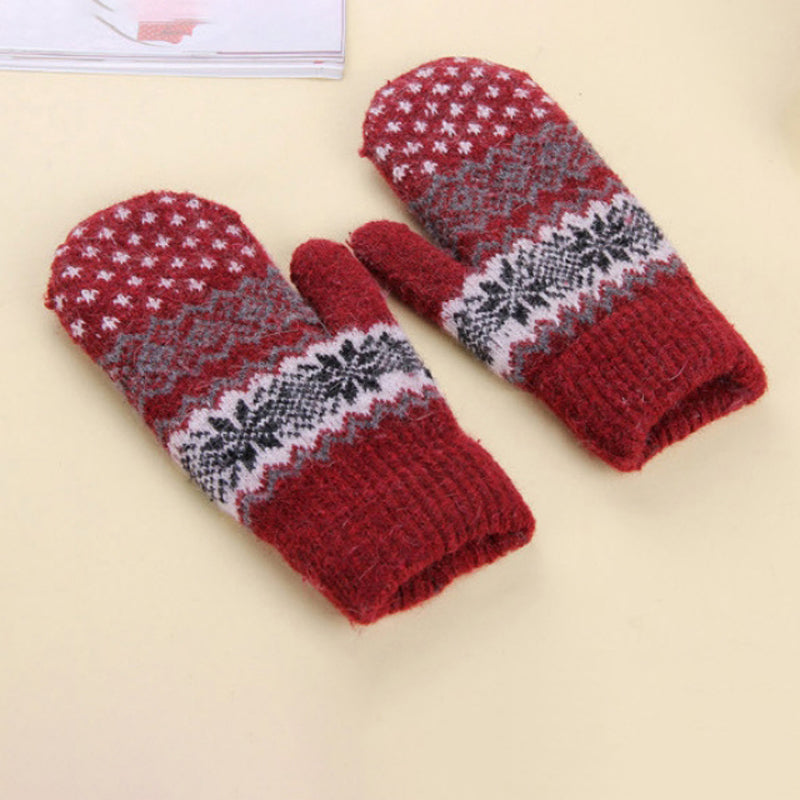 Vintage ciepłe rękawiczki