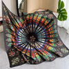 Vintage Abstract Print Scarf