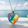 Colourful Heart Pendant Necklace