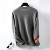 Casual Rainbow Knit Sweater