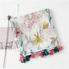 Vintage Floral Print Scarf
