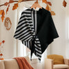 Warm Striped Shawl
