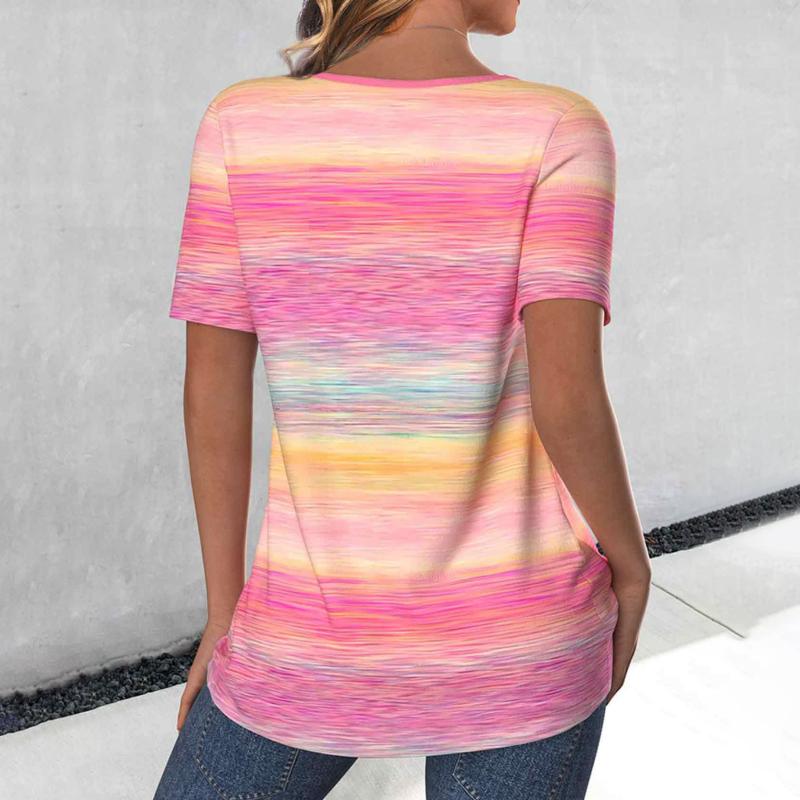 Kolorowy gradientowy koszulka