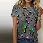 Coloruful Water Drop T-Shirt