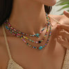 Bohemian Colourful Beaded Necklace
