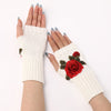 Warm Floral Gloves