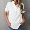 Casual Ensfarget Bluse