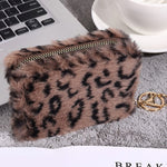 Vintage Leopard Print Coin Purse