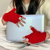 Solid Colour Warm Gloves