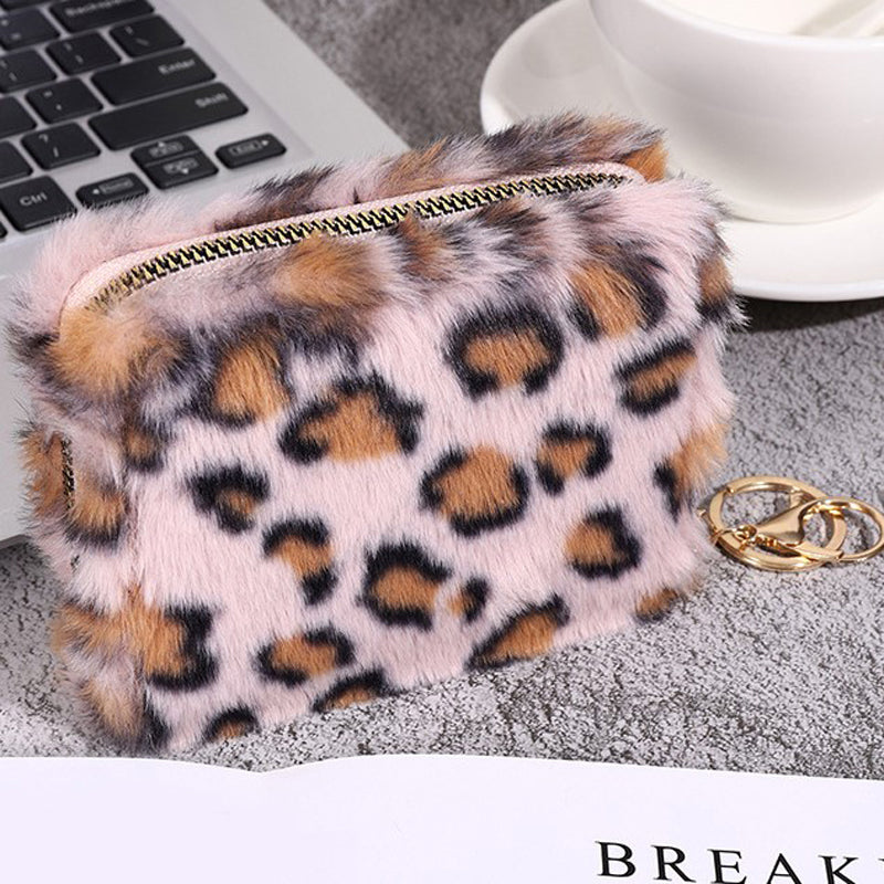 Vintage Leopard Print Coin Purse