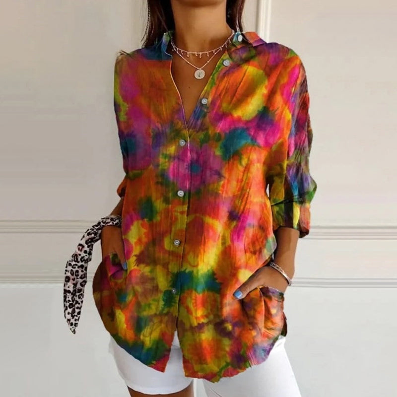 Vintage Colourful Blouse