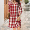 【Long Sleeve】Casual Plaid Dress