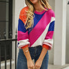 Casual Colour Block Sweater