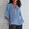 Casual Ensfarget Bluse