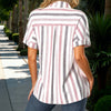 Casual Stripete Bluse