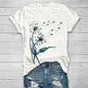 Vintage Dandelion Print T-Shirt
