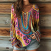 Vintage Colourful Blouse