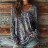 Vintage Ethnic Print T-Shirt