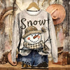 Vintage Snowman Sweatshirt