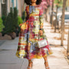 Vintage Colourful Dress