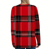 【Long Sleeve】Vintage Plaid T-Shirt